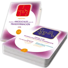 Energetisiertes Kartenset "Engel-Transformationssymbole" SPANISCH mit Guidebook