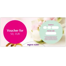 Voucher for EUR 50,00: Congratulation motive ‘Wedding’