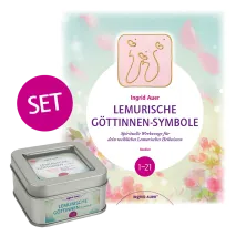 Set "Die Symbole der Göttinnen Lemuriens" (Buch & Praxissymbole)