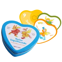 Energetisierte Karten "Meine Engelfreunde" Herzkarten in Box