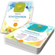 Energetisiertes Kartenset "Schutzpatron-Symbole" DEUTSCH mit Guidebook