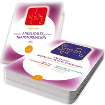 Energetisiertes Kartenset "Engel-Transformationssymbole" SPANISCH mit Guidebook