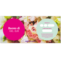 Buono di 100,-€: Auguri con motivo „ Fiori“