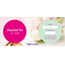 Voucher for EUR 10,00: Congratulation motive ‘Wedding’
