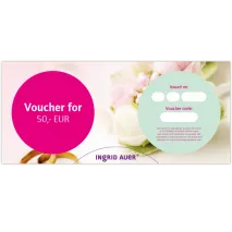 Voucher for EUR 50,00: Congratulation motive ‘Wedding’